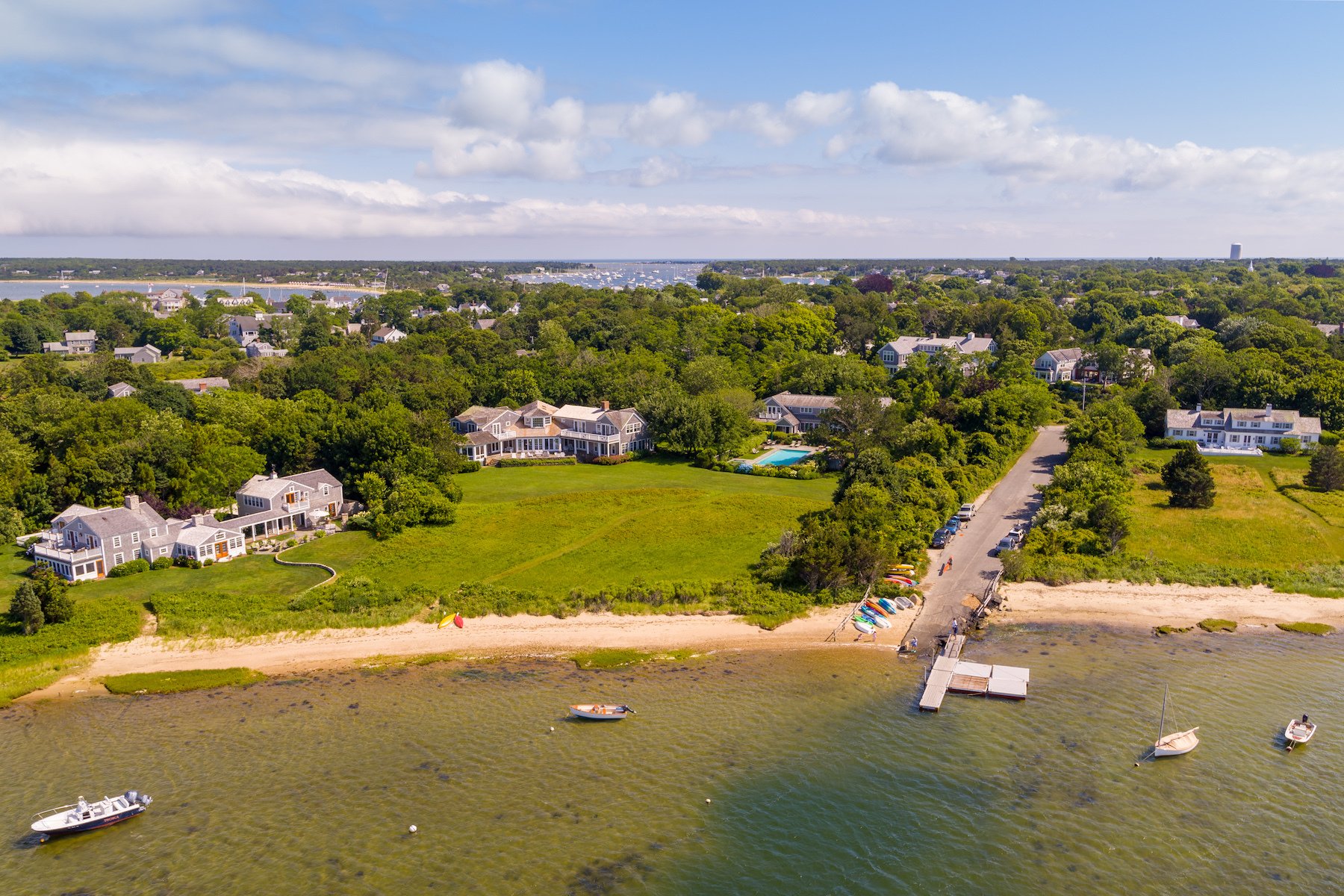 Private Edgartown Waterfront Compound In Edgartown, Massachusetts