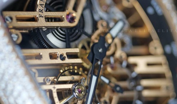 Franck Muller Vanguard V 45 S6 SQT D 5N Skeleton Rose Gold and Diamond Set by ELITA (11067132)