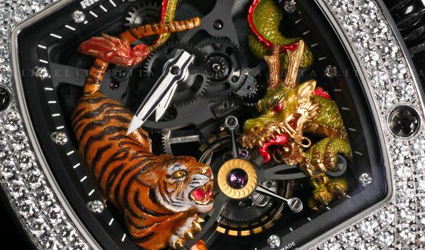 Richard Mille RM 51-01 Manual Winding Toubillon - Michelle Yeoh - Handpainted Tiger and Dragon (10845834)