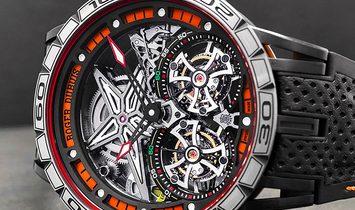 Roger Dubuis [NEW] Excalibur Spider Double Flying Tourbillon RDDBEX0589 (Retail:US$ 281,000)