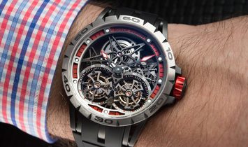 Roger Dubuis [NEW] Excalibur Spider Double Flying Tourbillon Red RDDBEX0481 (Retail: US$269,000)