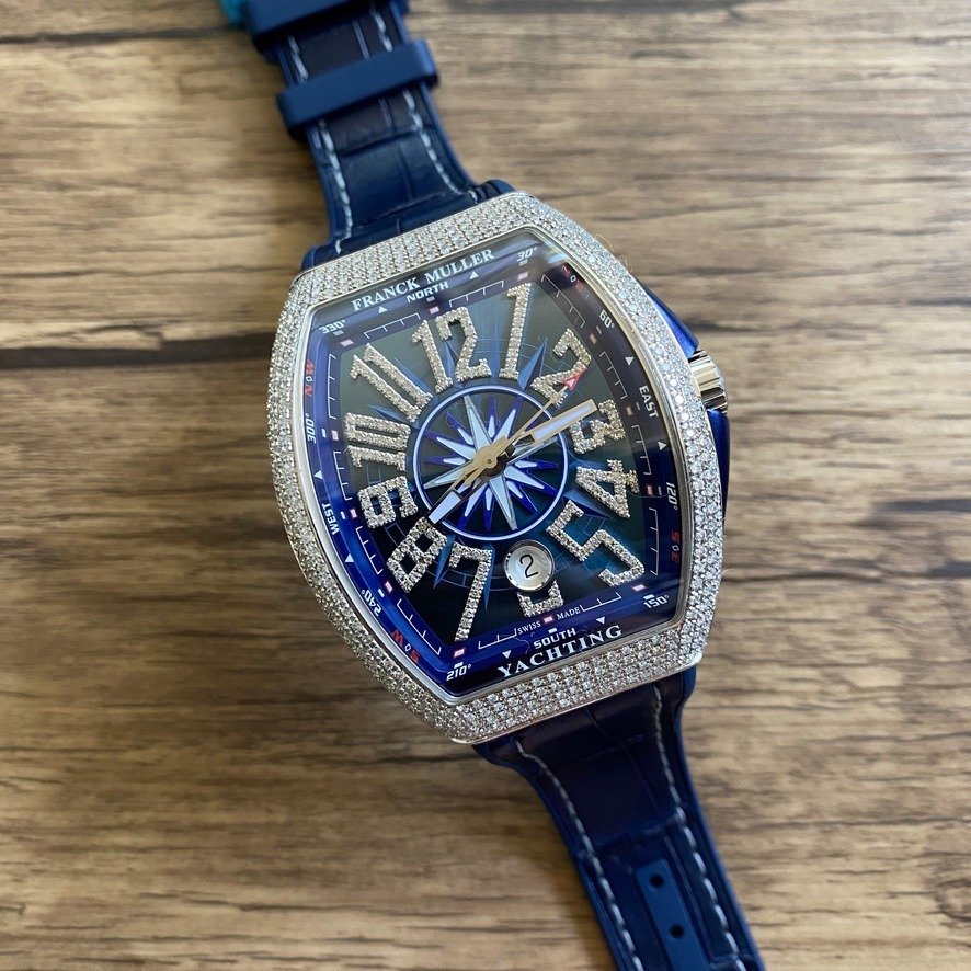 franck muller vanguard v45 yachting custom diamond