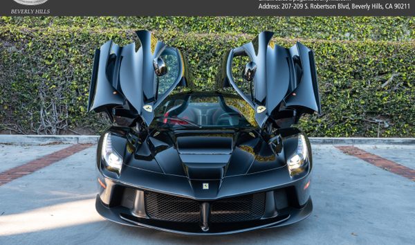 laferrari all black