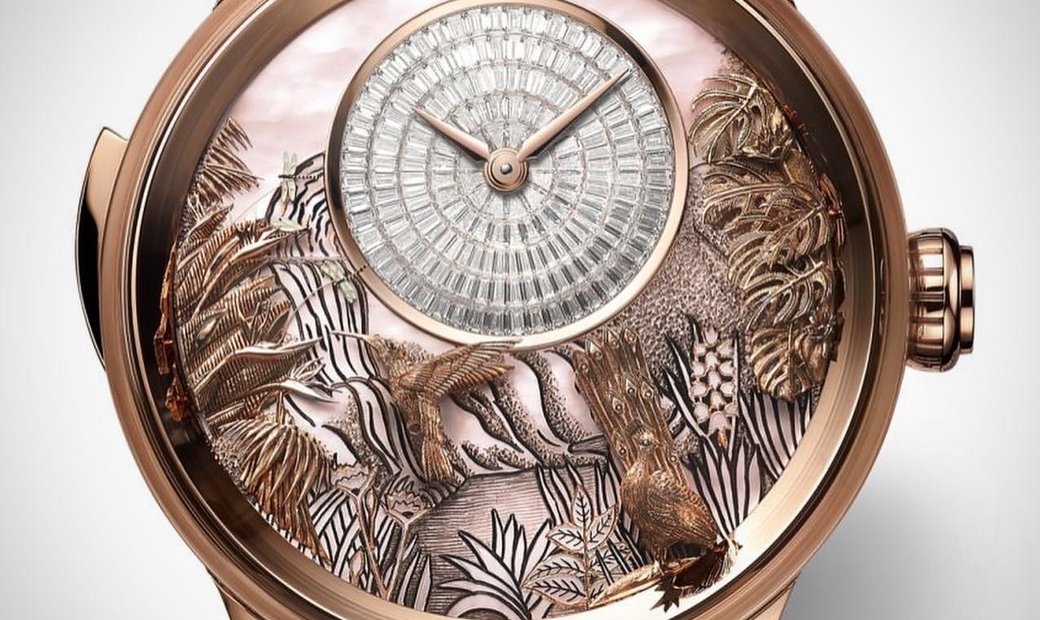 Jaquet Droz [NEW][LIMITED 1 PIECE] Tropical Bird Repeater J033033206 (Retail:CHF 885'600)
