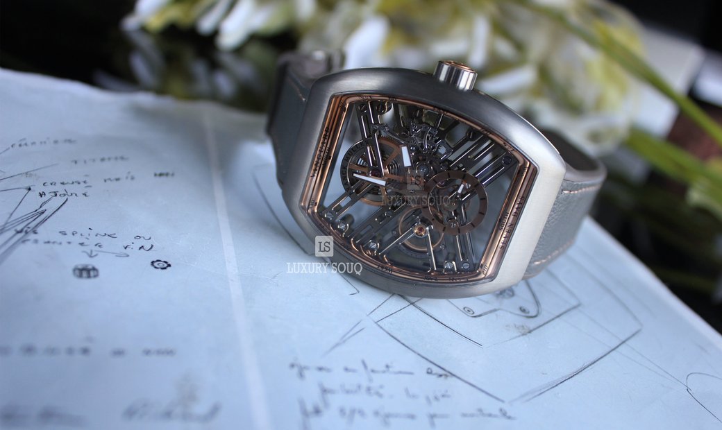 Franck Muller Vanguard Seven Days Skeleton V45 S6 SQT TT BR 5N