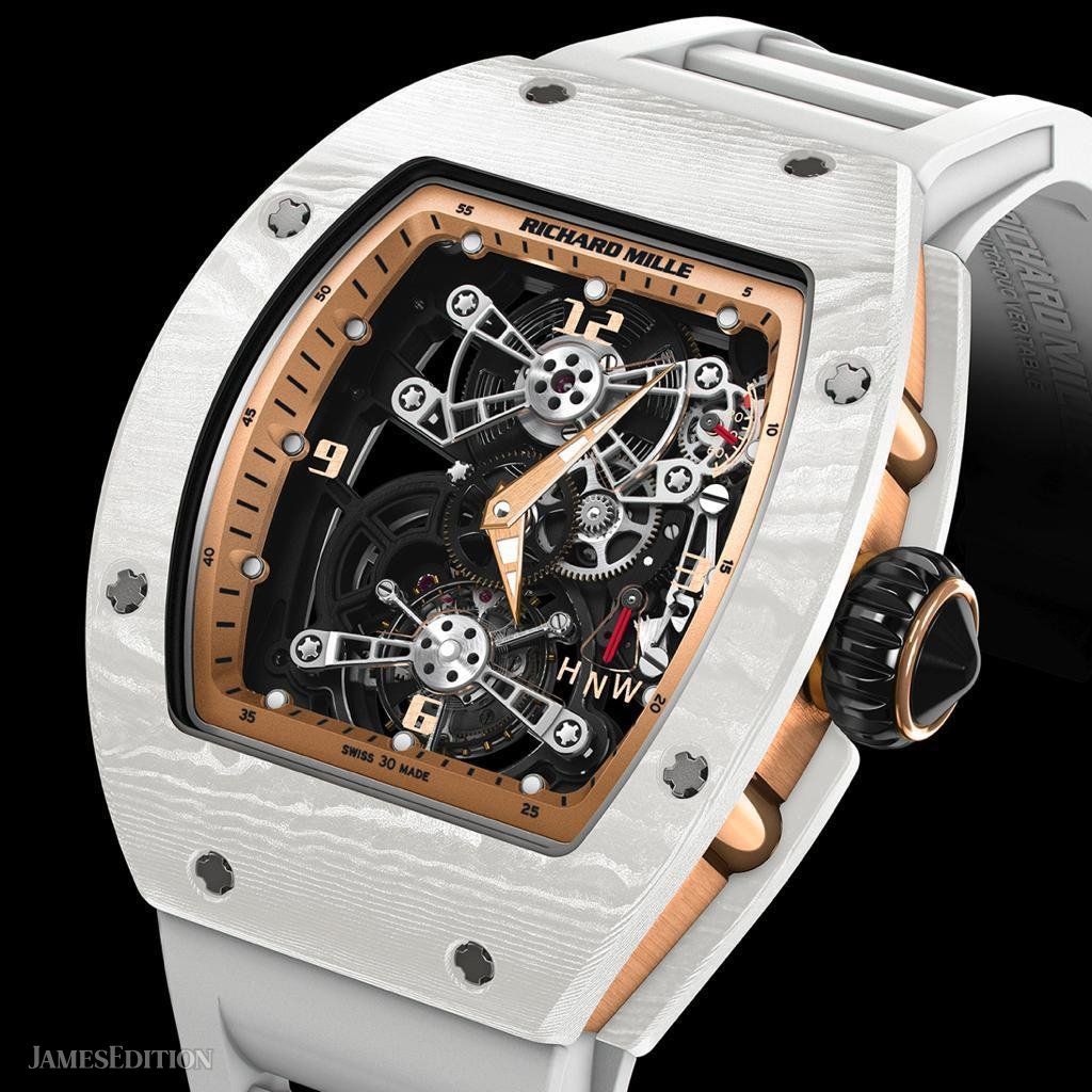 Richard Mille [Limited 10 Piece] Rm 17 01 White Ntpt Tourbillon In Hong ...