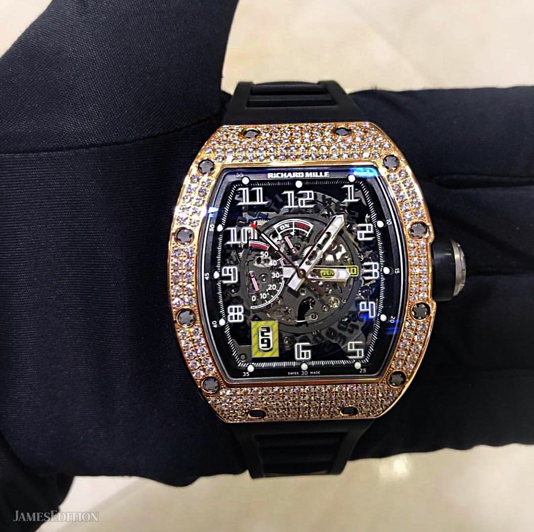 Richard Mille [NEW] RM 030 Rose Gold Diamonds Mens Watch in Hong Kong ...