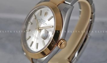 Rolex Datejust 41 126303-0001 Oystersteel and Yellow Gold Silver Dial Oyster Bracelet