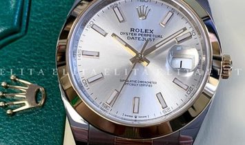 Rolex Datejust 41 126303-0001 Oystersteel and Yellow Gold Silver Dial Oyster Bracelet