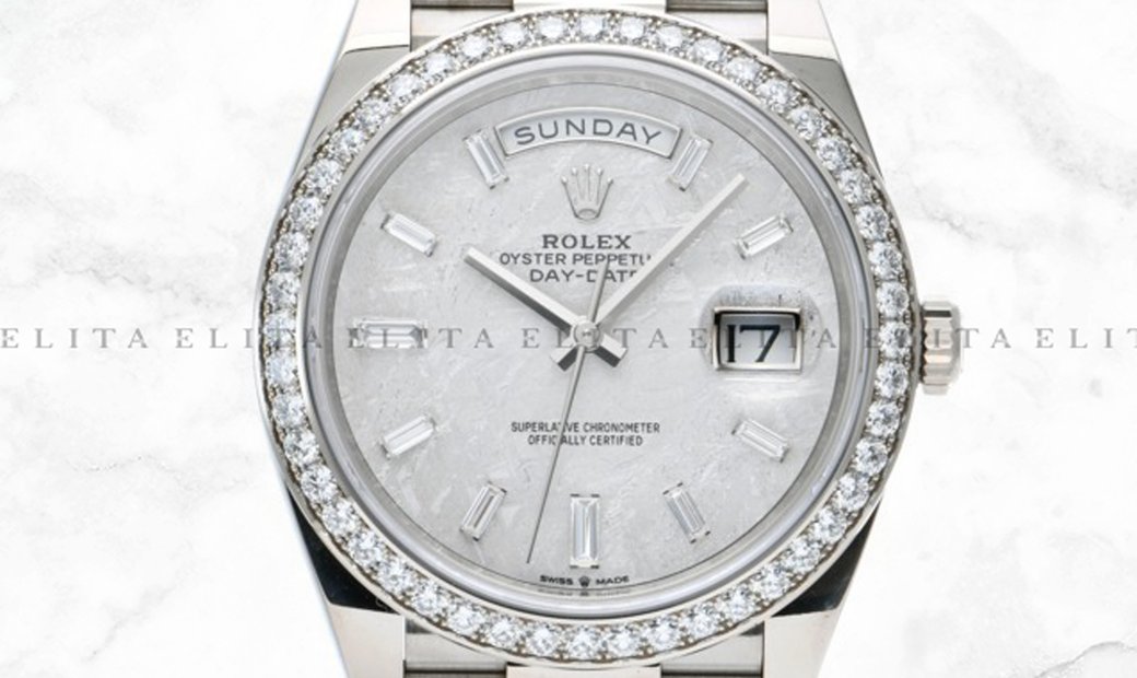 Rolex Day Date 40 228349 Rbr 0040 White 