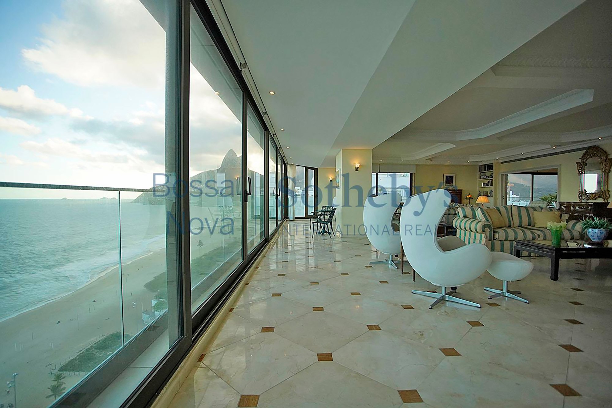 Apartment With Balcony Overlooking The Sea in Rio de Janeiro, Brazil