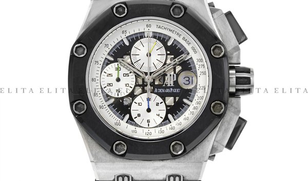 Audemars Piguet Royal Oak Offshore 26078I0.D001VS.01 Rubens Barrichello II Titanium Black Dial (11141635)