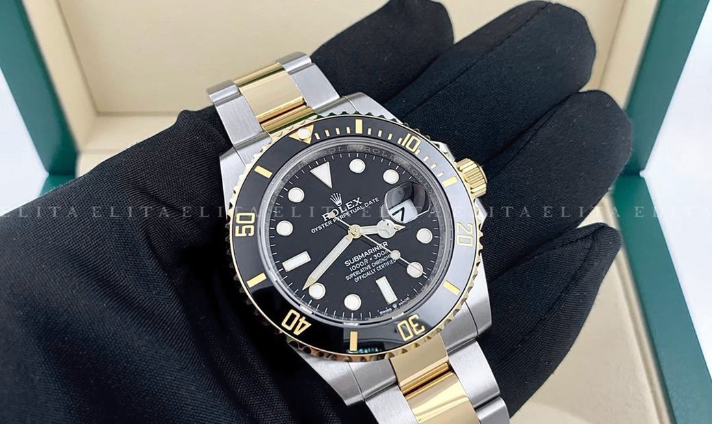 submariner oystersteel and yellow gold