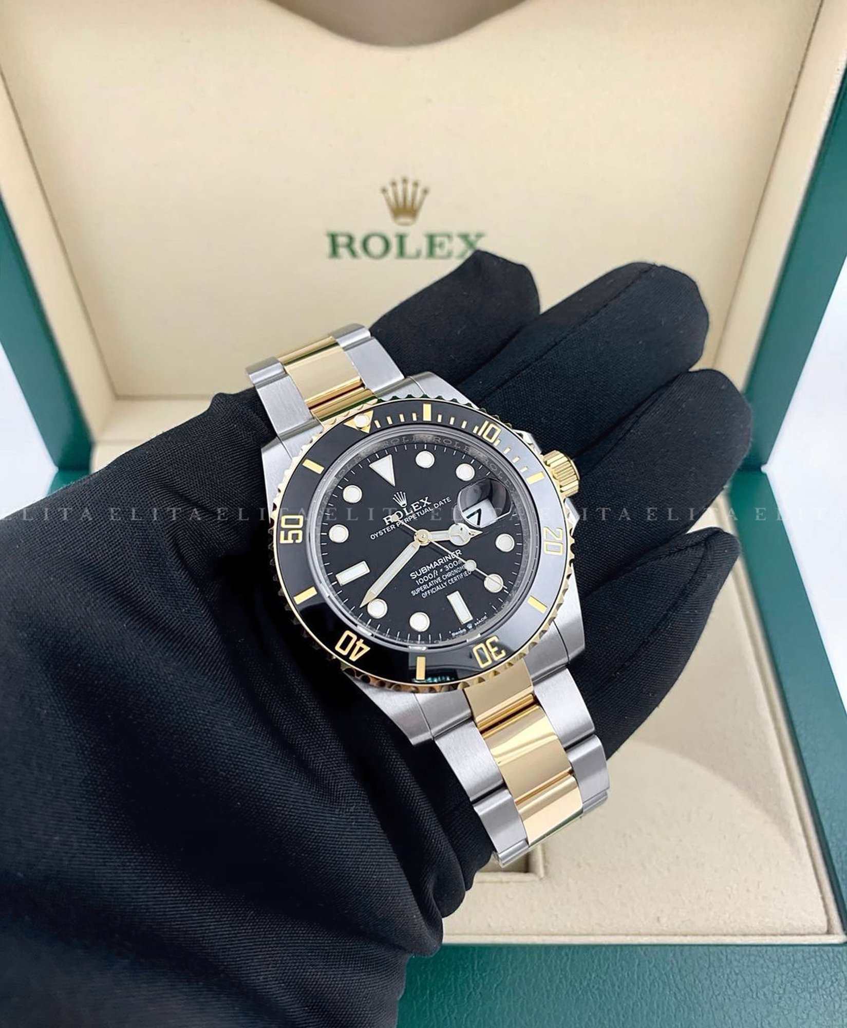 rolex submariner oystersteel and yellow gold