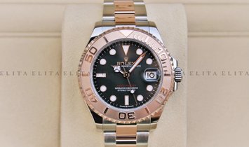 Rolex Yacht Master 37 268621-0004 Oystersteel and Everose Gold with Black Dial