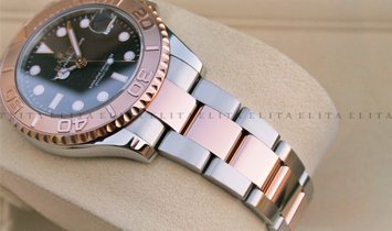 Rolex Yacht Master 37 268621-0004 Oystersteel and Everose Gold with Black Dial