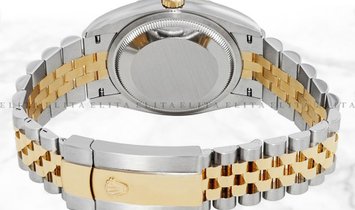 Rolex Datejust 36 126233-0021 Oystersteel and Yellow Gold Diamond Set Black Dial Jubilee Bracelet