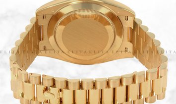 Rolex Day-Date 40 228348RBR-0001 18 Ct Yellow Gold Diamond Set Black Dial Diamond Bezel