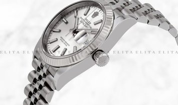 Rolex Datejust 36 126234-0013 Oystersteel and White Gold Silver Dial Jubilee Bracelet