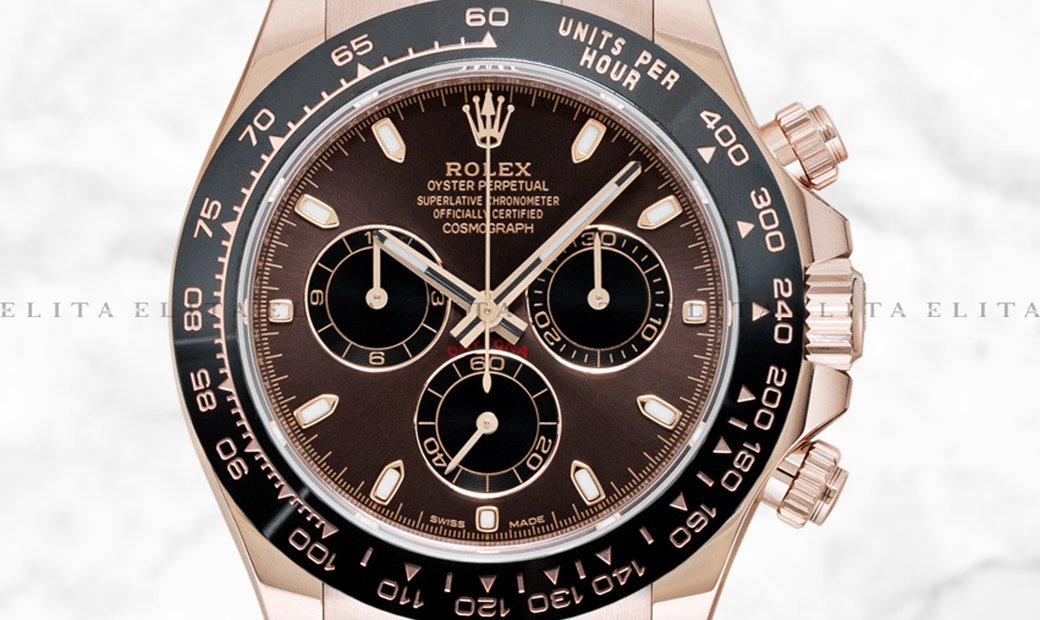 Rolex Daytona Cosmograph 116515LN-0041 18 Ct Everose Gold Chocolate and Black Dial