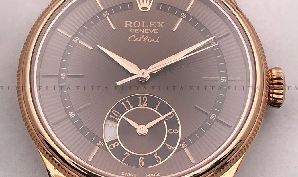 Rolex Cellini Dual Time 50525 0016 18 K 