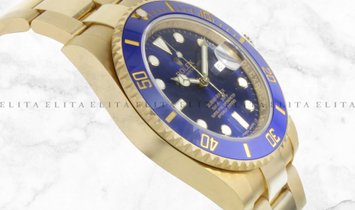 Rolex Submariner 126618LB-0002 Yellow Gold Blue Ceramic Bezel Royal Blue Dial