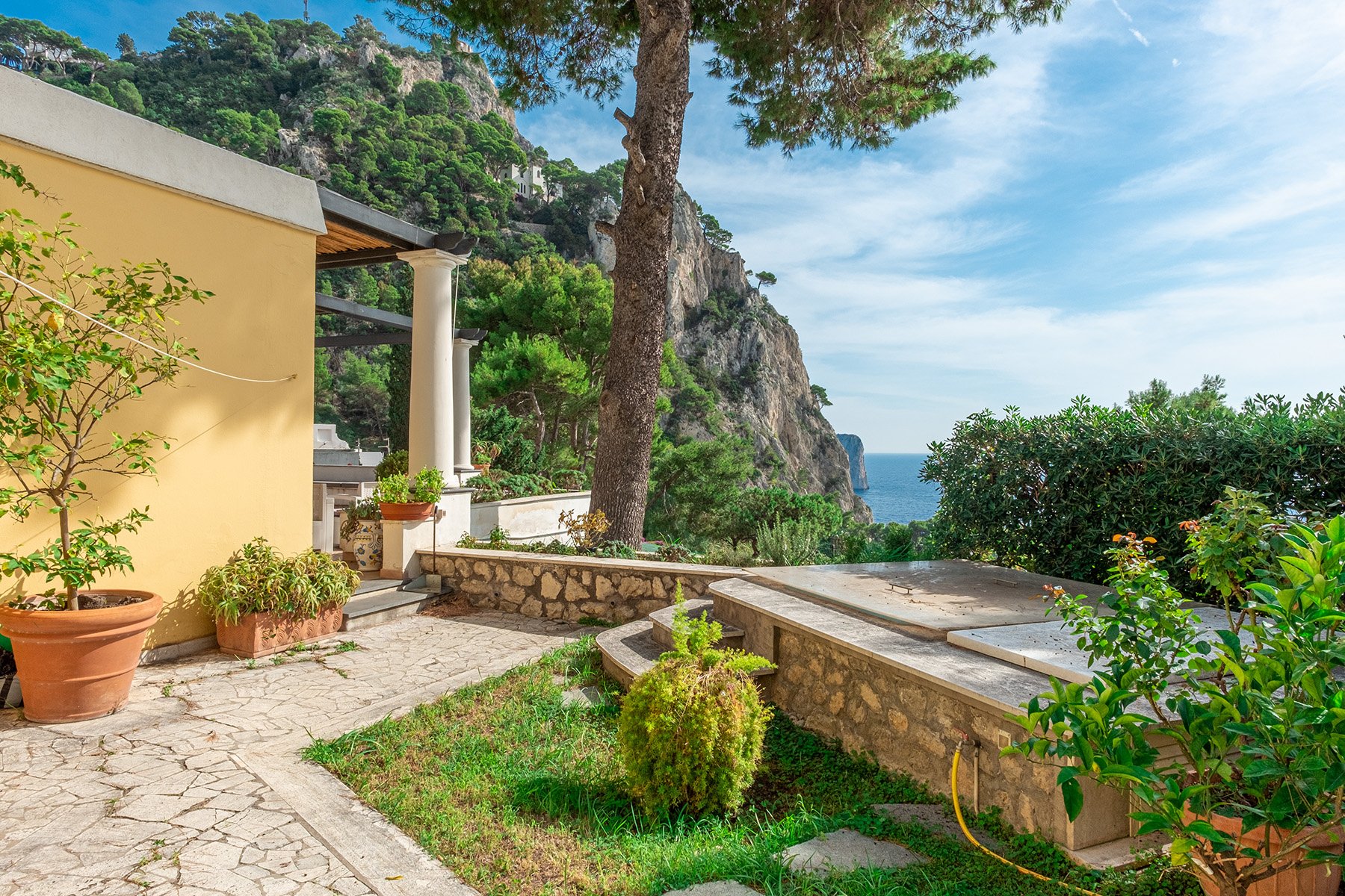 Enchanted Villa Overlooking The Sea In Capri, Campania, Italy For Sale