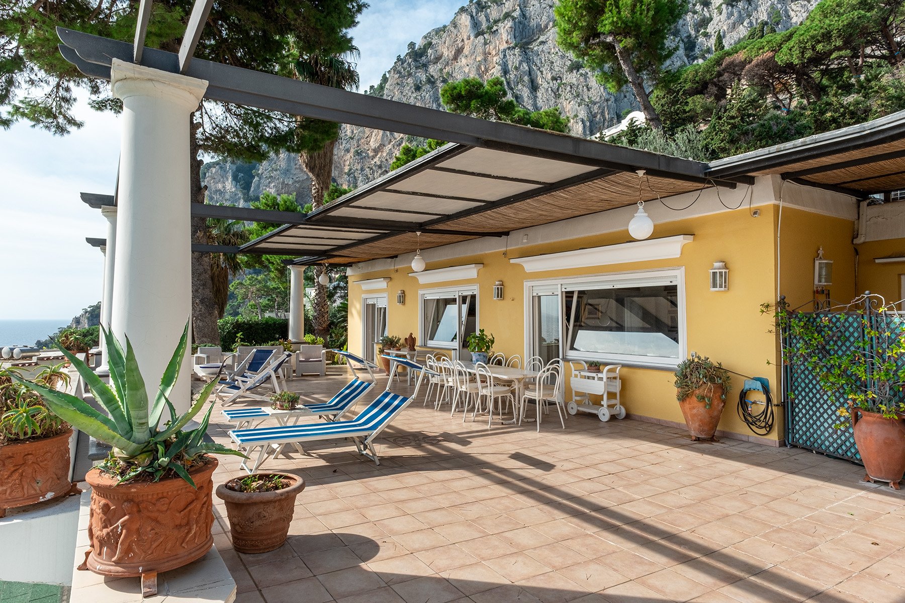 Enchanted Villa Overlooking The Sea In Capri, Campania, Italy For Sale