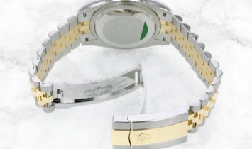 Rolex Datejust 36 126283RBR-0011 Oystersteel and Yellow Gold Diamond Set Olive Green Dial