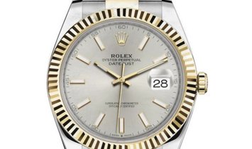 Rolex Datejust 41 126333-0001 Oystersteel and Yellow Gold Silver Dial Oyster Bracelet