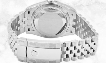 Rolex Datejust 36 126234-0031 White Rolesor Diamond Set Pink Dial Jubilee Bracelet