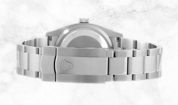 Rolex Datejust 36 126234-0038 White Rolesor Diamond Set Blue Dial Oyster Bracelet
