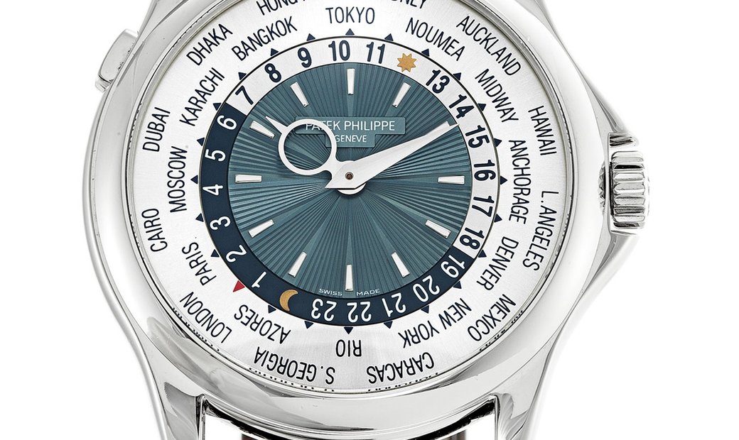 patek world time platinum