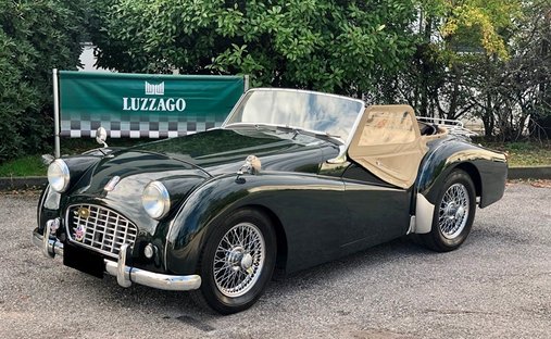 1955 Triumph TR3 in Brescia, Italy 1