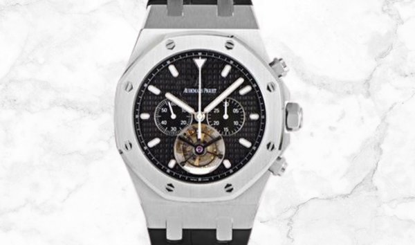 Audemars Piguet Royal Oak Tourbillon Chronograph 25977ST.OO.D002CR.01 Stainless Steel Black Dial (11231876)