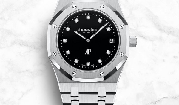 Audemars Piguet 15206PT.OO.1240PT.01 Royal Oak "Jumbo" Extra-Thin Platinum Black Onyx Dial (11233165)