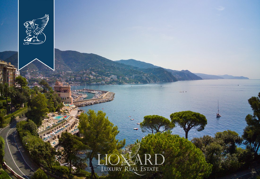 Sea Front Art Nouveau Villa For Sale In Rapallo In Rapallo, Liguria