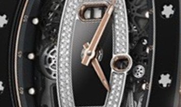 Richard Mille RM 037 Black Ceramic TZP Red Gold Diamond and Onyx Dial
