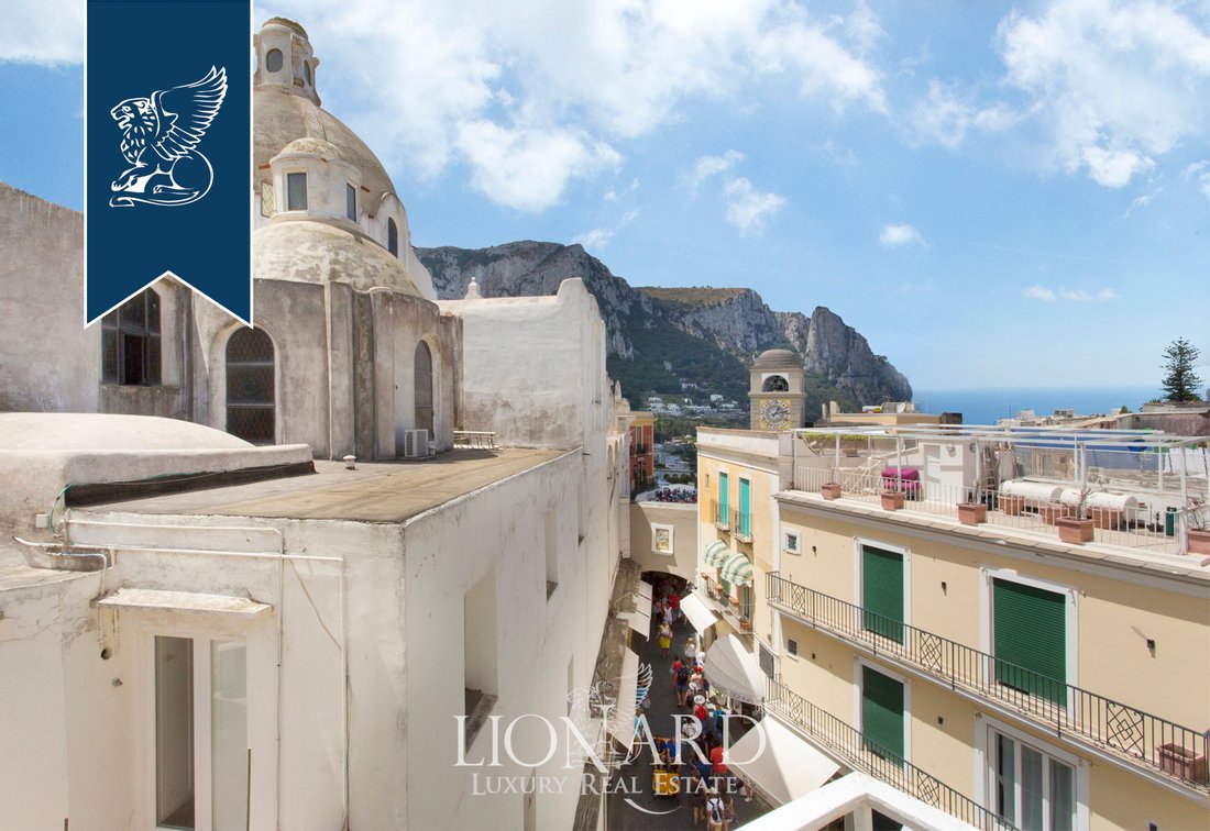 Stunning Penthouse For Sale In Capri In Capri, Campania, Italy For Sale