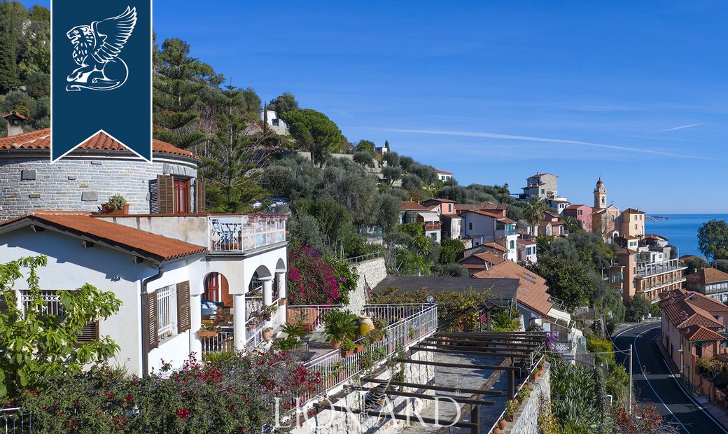 Villa For Sale With A Stunning View Of The Ligurian In Latte, Liguria