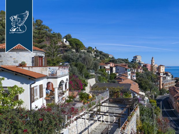 Villa For Sale With A Stunning View Of The Ligurian Sea In Ventimiglia Italy For Sale