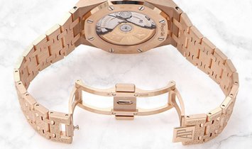 Audemars Piguet Royal Oak 15454OR.GG.1259OR.03 Frosted 18ct Pink Gold 