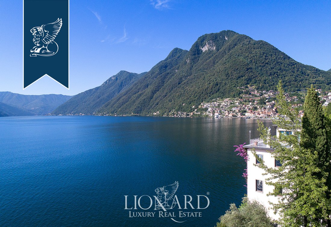 Lake Front Villa By Lake Como In Argegno, Lombardy, Italy For Sale