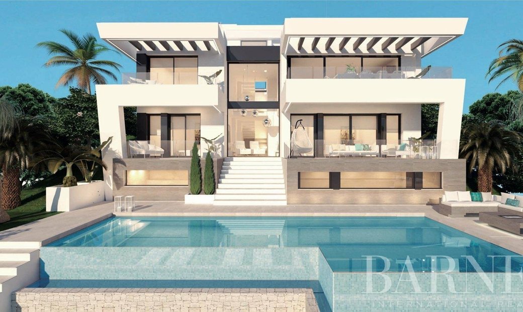 Villa Contemporaine De Luxe Sur Plan Dans La Cala De Mijas, Andalousie