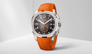 PATEK PHILIPPE AQUANAUT CHRONOGRAPH STAINLESS STEEL MEN’S WATCH Ref. 5968A-001