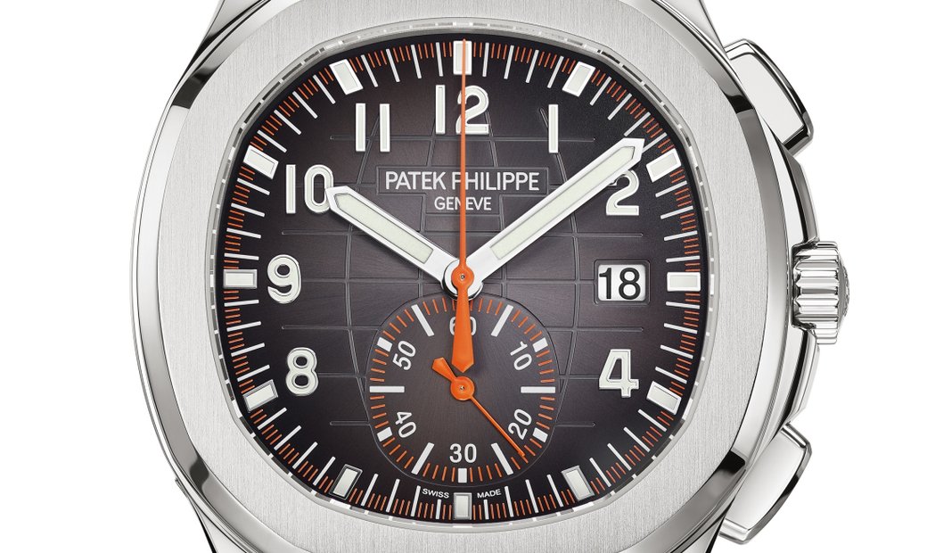 PATEK PHILIPPE AQUANAUT CHRONOGRAPH STAINLESS STEEL MEN’S WATCH Ref. 5968A-001