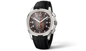 PATEK PHILIPPE AQUANAUT CHRONOGRAPH STAINLESS STEEL MEN’S WATCH Ref. 5968A-001