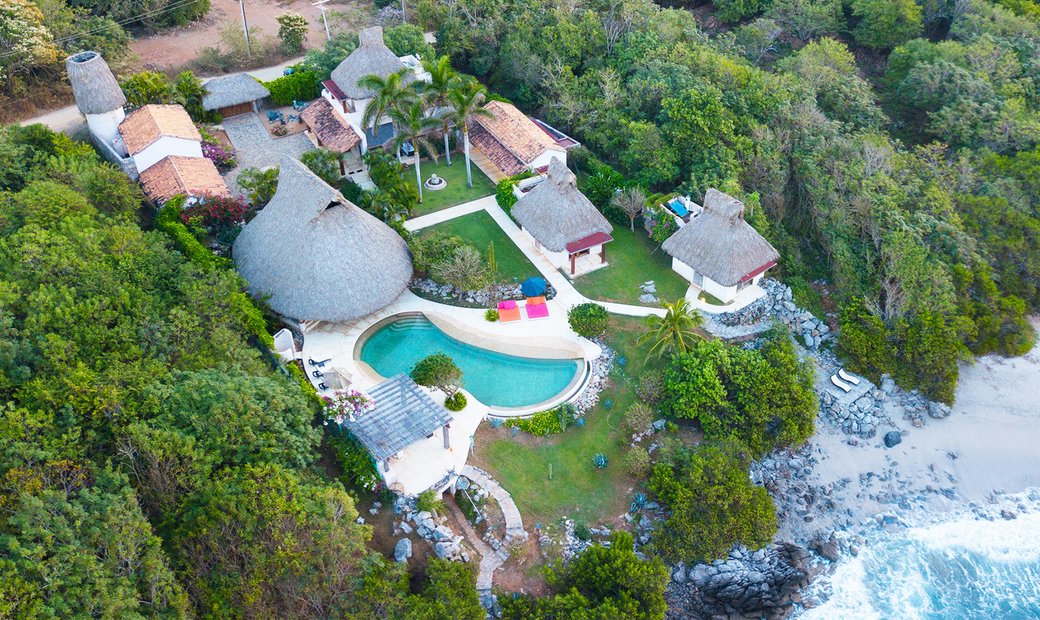 Casa En Las Rocas, Troncones Sur In Troncones, Guerrero, Mexico For