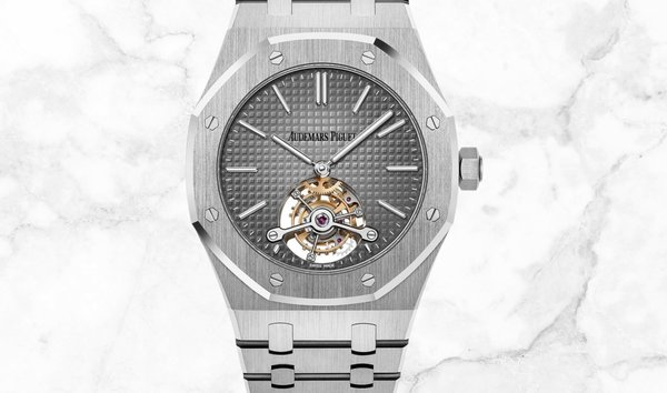 Audemars Piguet 26510PT.OO.1220PT.01 Royal Oak Turbillon Extra-Thin Platinum Smoked Grey Dial (11253146)