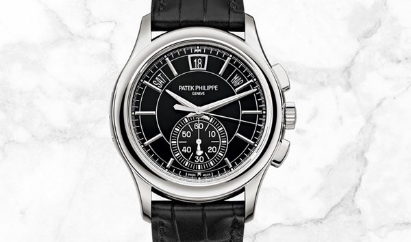 Patek Philippe Complications 5905P-010 Flyback Chronograph Platinum with Ebony Gray Dial (11267665)